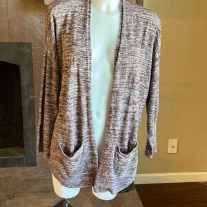 Loft womens open cardigan sweater large
